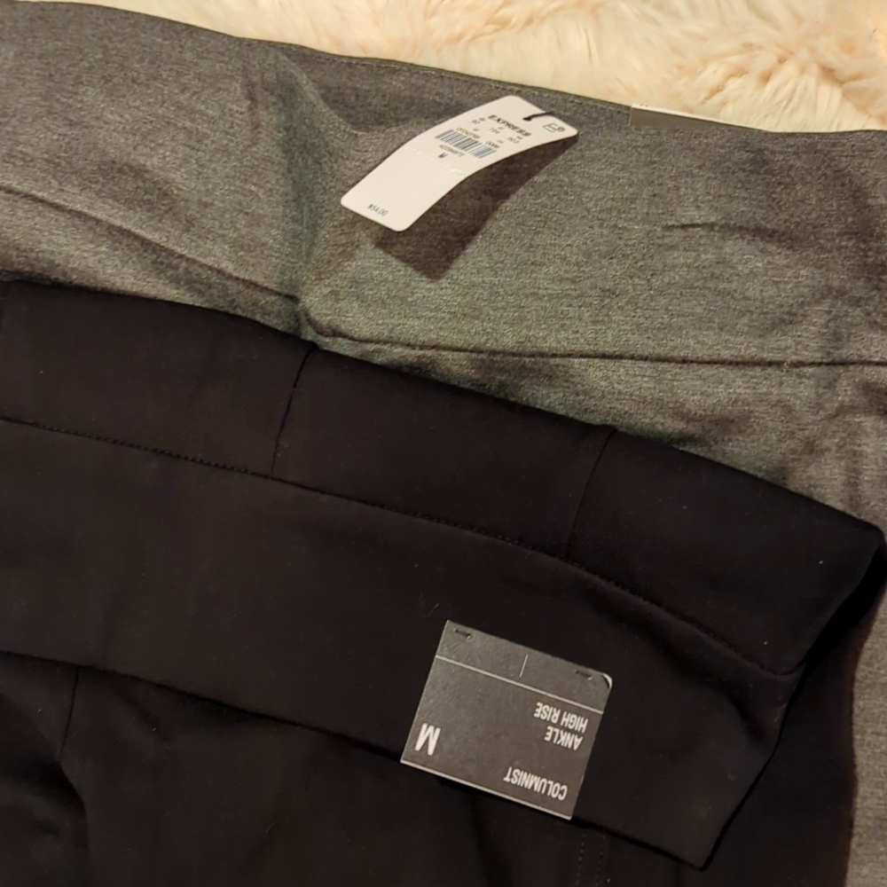 🥳NWT🥳 EXPRESS BOOT LEG PANTS - HIGH RISE SIZE (M) ANKLE LENGTH
